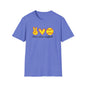 Peace Love Softball Softstyle T-Shirt