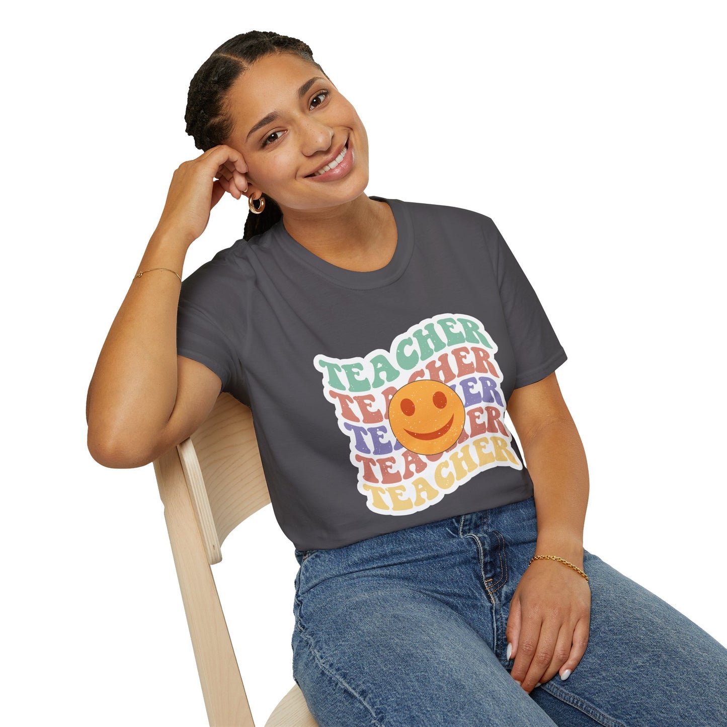 TEACHER TEACHER TEACHER Softstyle T-Shirt