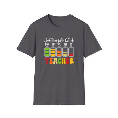 Battery Life of a Teacher T-Shirt